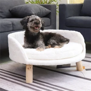 Ultra Soft Elevated Pet Sofa Bed Couch