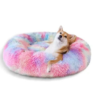 Calming Donut Pet Bed: Large Dogs 36"