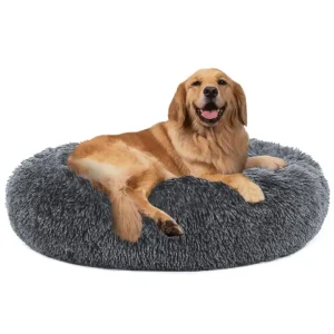 Calming Donut Dog Bed Anti-Anxiety, 27"L x 27"W x 8"H
