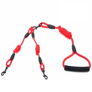 Small Double Leash  2-Way Lead/Twin Coupler